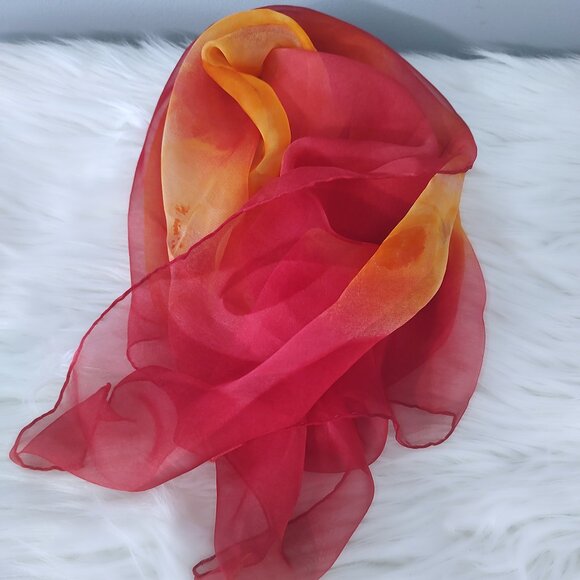 Dior sheer silk scarf 65cm EUC - Picture 1 of 7